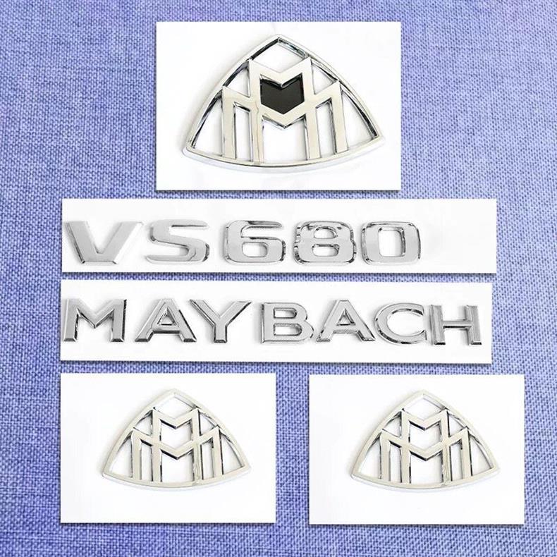 Suitable for Mercedes-Benz Vito V260, modified with Maybach hood emblem, rear emblem, VS680 lettering, and MAYBACH side emblem