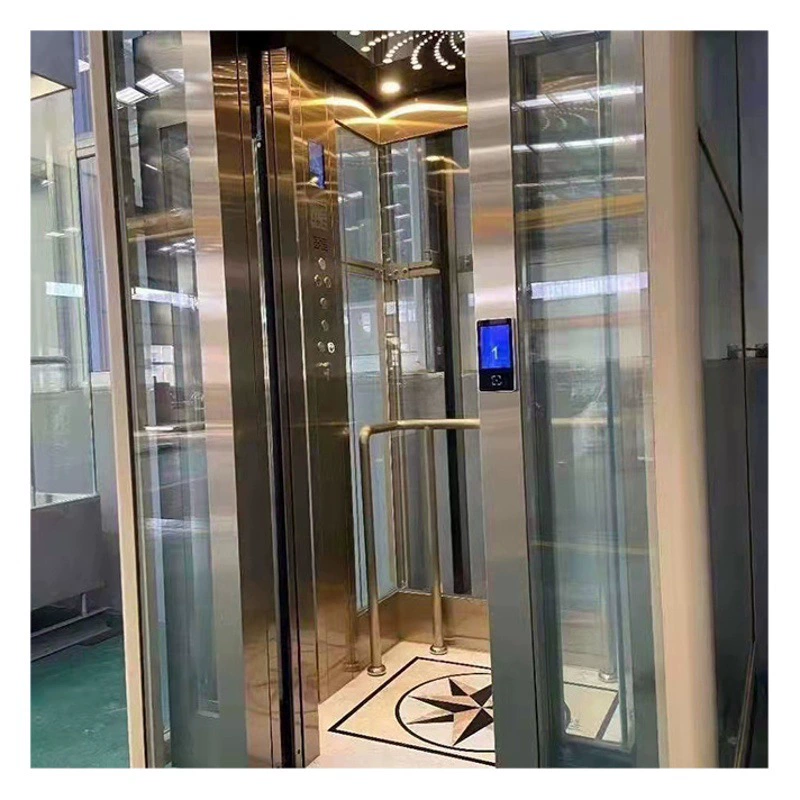 Поставка фабрики Бытовая вилла Лифт Многоэтажный Самостоятельная внутренняя и наружная Простая тяга Двухуровневая вилла Лифт