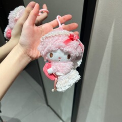 正版小羊piano天使侧坐抱草莓鼠王饼饼头套绿野仙踪可爱包包挂件