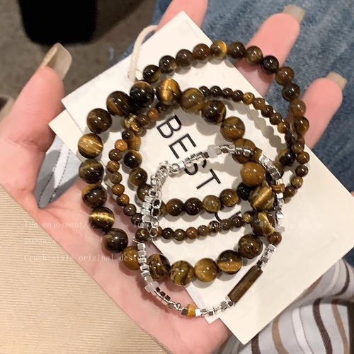 Vintage-style, Niche Design Beaded Bracelet for Women—Autumn/Winter Collection, Perfect for Students & Couples