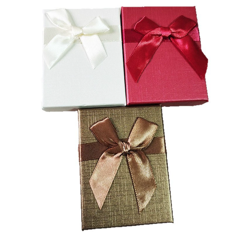 Box, earrings, pendant, simple and elegant design