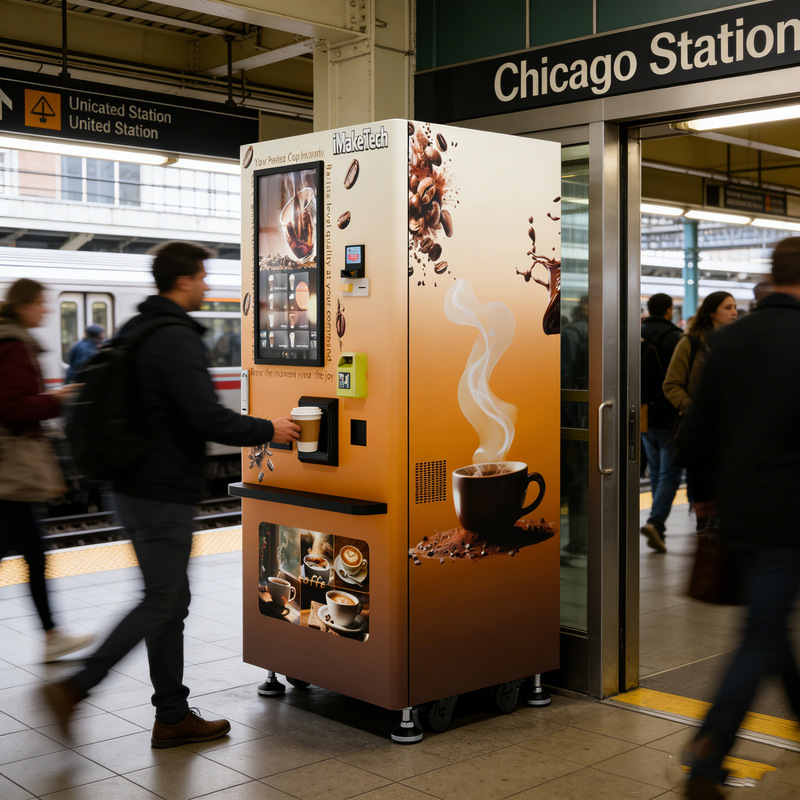 Self-Service Freshly Ground Coffee Vending Machine, Commercial Unmanned Vending Machine, Cross-Border Vending Machine for Office Buildings, Campuses, Airports, and Shopping Malls Self-Service Freshly Ground Coffee Vending Machine, Commercial Unmanned Vending Machine, Cross-Border Vending Machine for Office Buildings, Campuses, Airports, and Shopping Malls