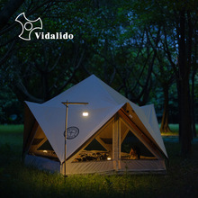 vidalido星月亭户外精致露营复古科技涤豪华山脊小屋帐篷