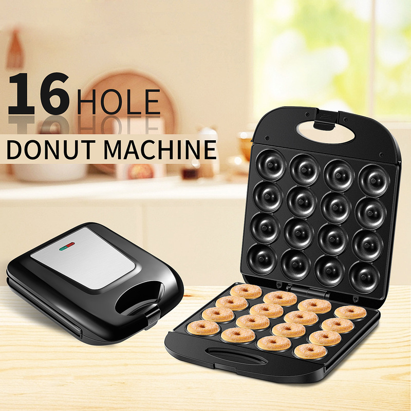 European and American Household Large 16-Hole Donut Machine Cake Breakfast Machine American Mexican Sandwich Machine Bread Machine