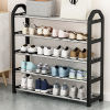 Iron art shoe rack Store impulse Shoe rack multi-storey household simple and easy small-scale dorm Rental student dormitory On behalf of