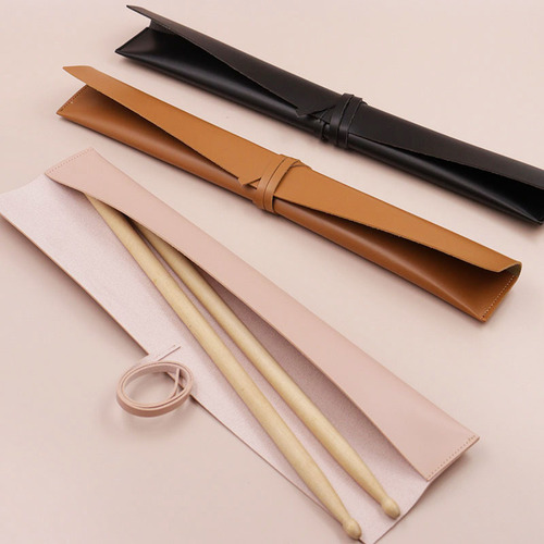 Six-Color Leather Drum Stick Case Drum Kit Stick Holder Drum Stick Storage Bag