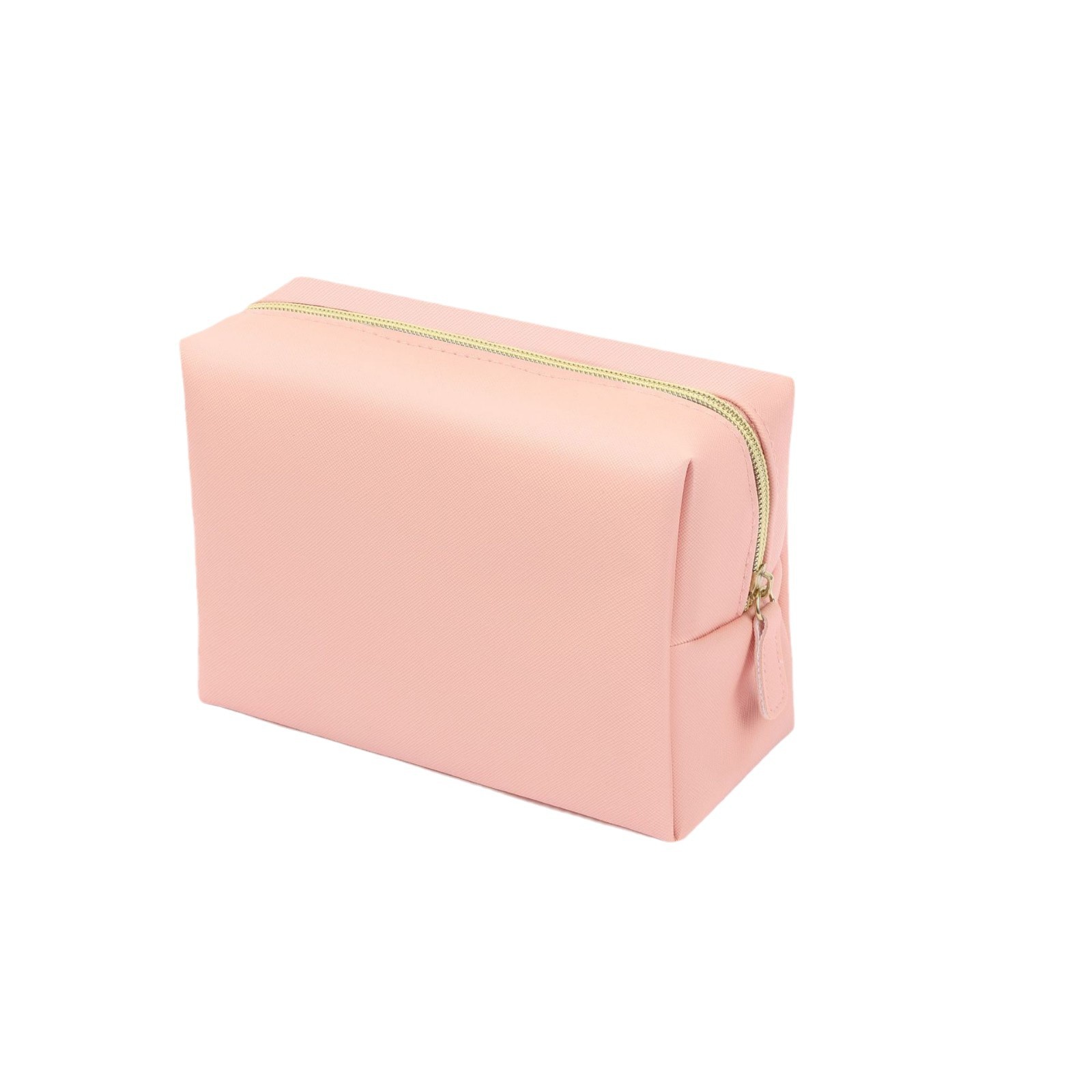 Bolso cosmético octogonal para mujer, un paquete de lavado de PU portátil de viaje, bolsa de almacenamiento impermeable simple de gran capacidad