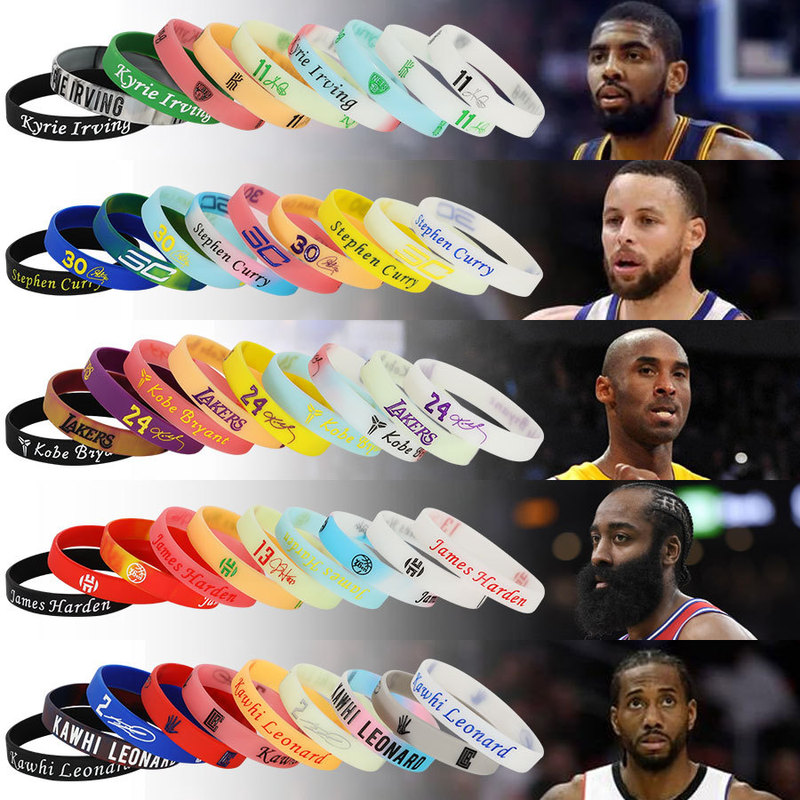 Star Signature Bracelet Silicone Bracelet Star Signature Bracelet Silicone Bracelet NBA Bracelet