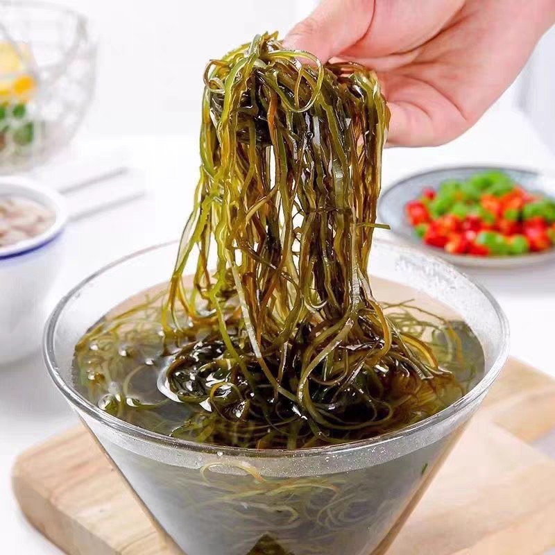 真昆布细切石岛海带丝5倍泡发凉拌菜干货即食无沙免洗40g厂家源头-阿里巴巴