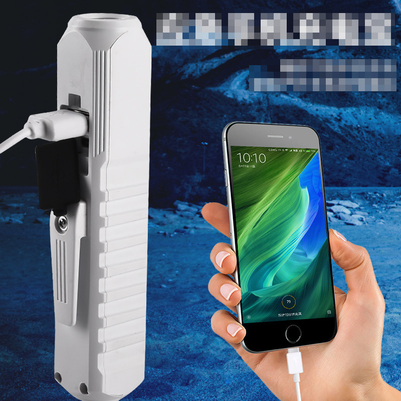 Nueva multi-función transfronteriza linterna mini portátil lámpara de mantenimiento al aire libre del hogar de carga de emergencia linterna