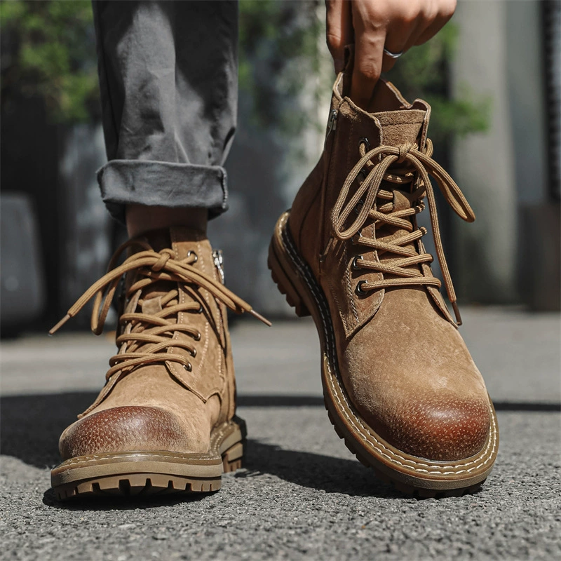 Martin Boots Men 2023 новая боковая молния с семью отверстиями