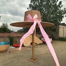 网红景区动物藤编十二生肖户外凉亭景观小屋巨型藤编茶壶帽子景观