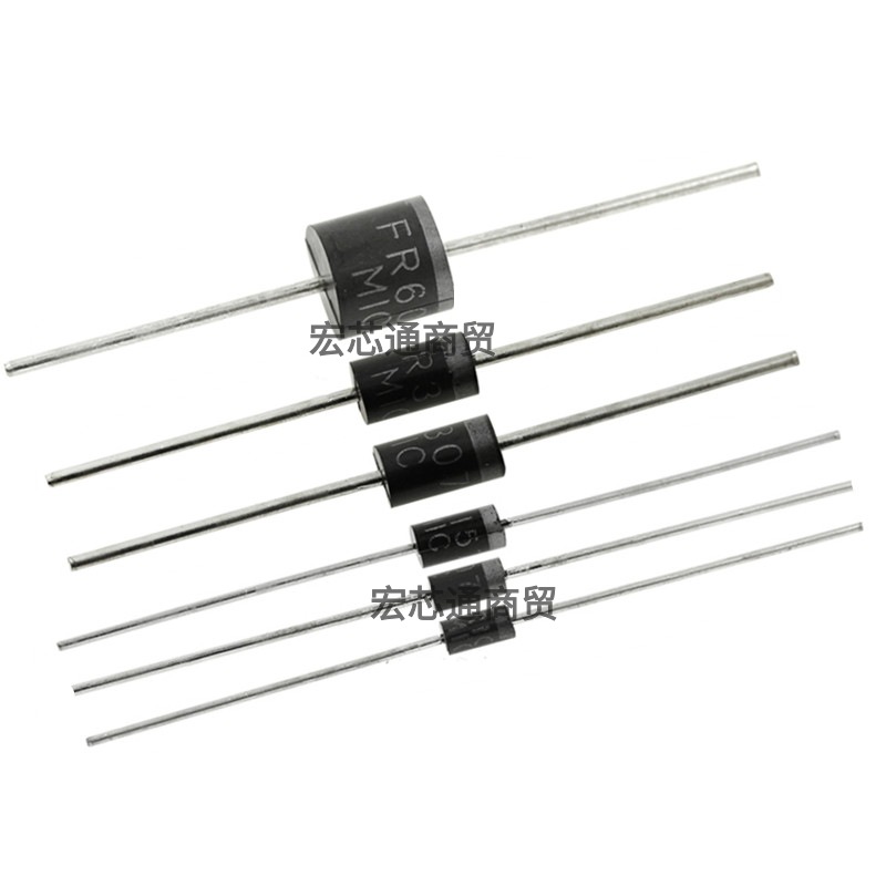 FR104/107/157/204/207/307/308/607/608 快恢复整流二极管 直插