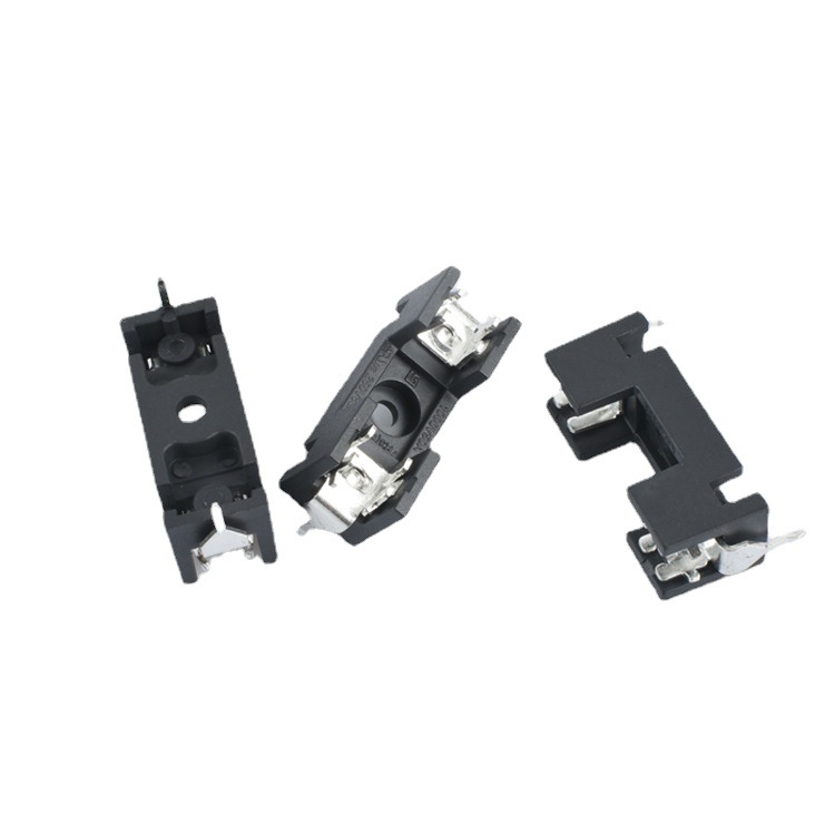 PCB板安装5X20保险丝座高温阻燃材料UL CQC TUV认证保险丝座1000V