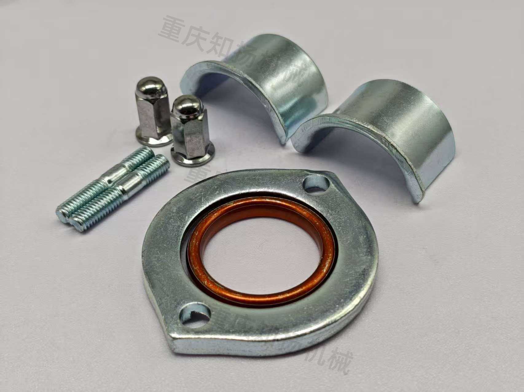 Exhaust Pipe Cg125 Lock Plate Clip Ring Card Barrier 8mm Fastening Screw Cg125Wy125Gn125 Universal