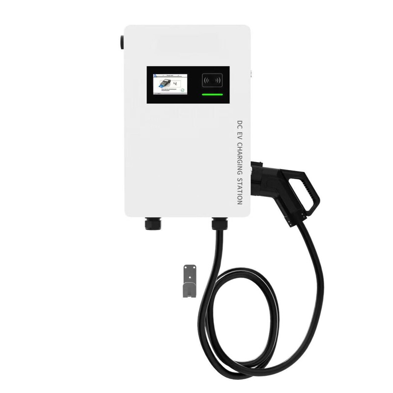 Car Charging Station with Card Swiping Function, 20Kw Floor-Standing Single-Gun Dc European Standard New Energy Smart Charger, 30Kw Tuv Certified