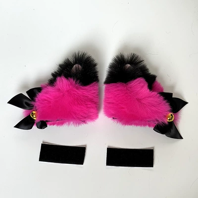 Helmet Decoration Cat Ear Bell: Motosiklet dəbilqələri - gradient-with-bells-1-pair-black-rose