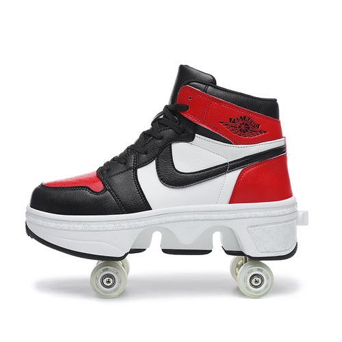 Overseas foreign trade children's running shoes for boys, LED light-up shoes, USB charging, children's outdoor sports, student skating shoes