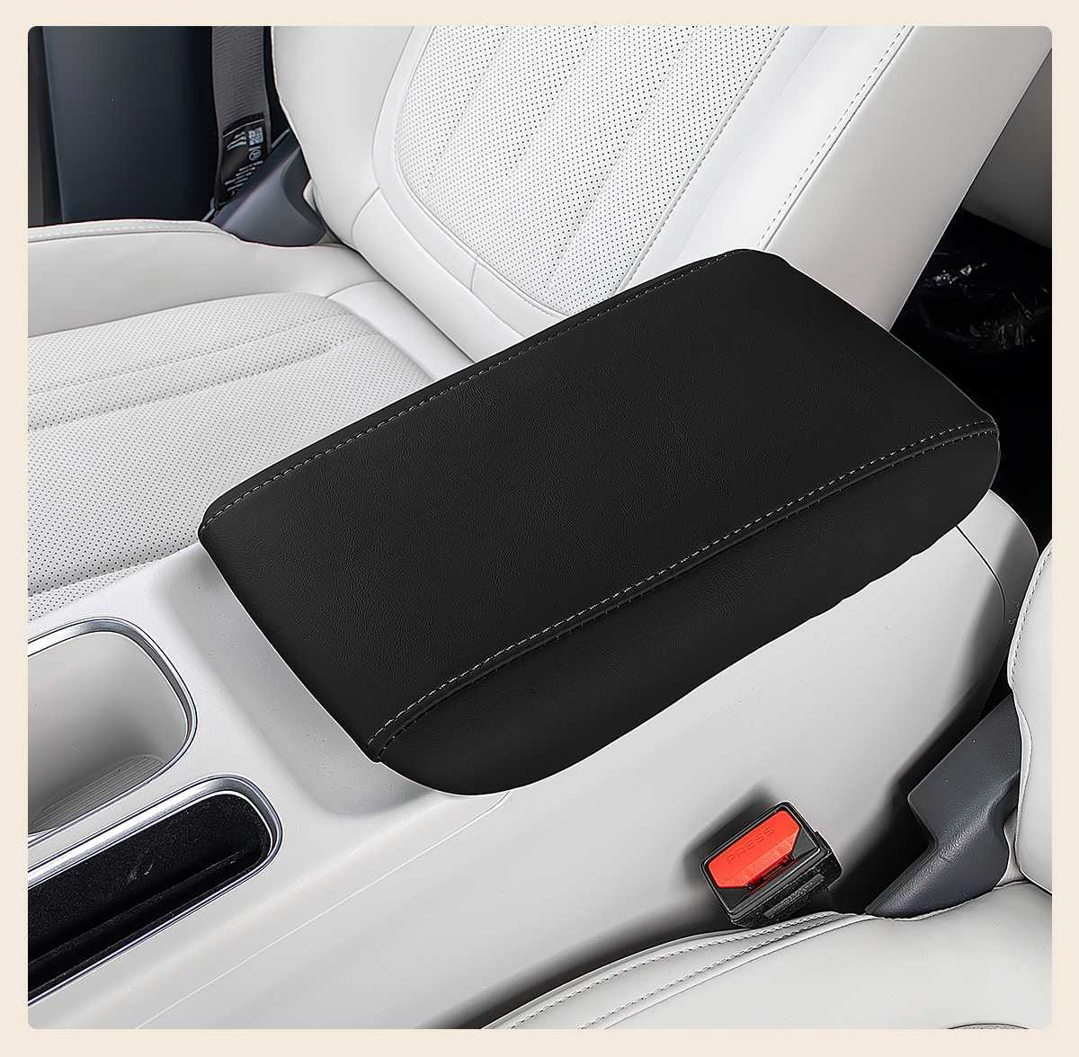 Suitable for Geely Xingyue Armrest Box Protective Cover, Central Armrest Interior Leather Pad, Ex2 Decorative Accessories