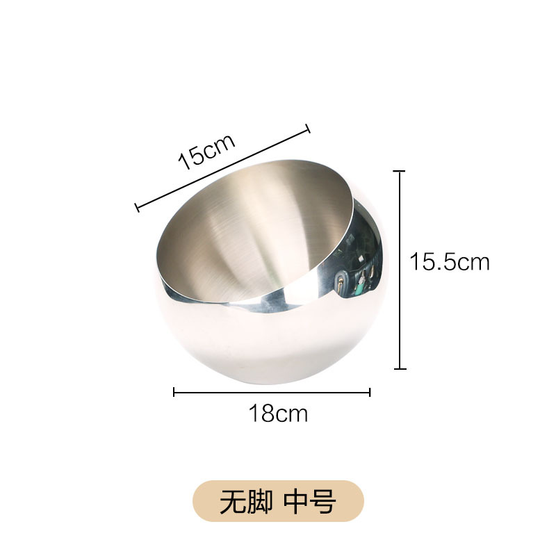 Sin pies - tamaño medio 18cm color natural