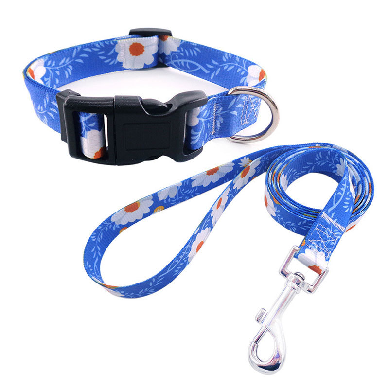 Fuente fabricante de perros de mascotas collar de cuerda de tracción conjunto de perros de tamaño pequeño y medio collar de mascotas perros de gato collar de cuerda de tracción