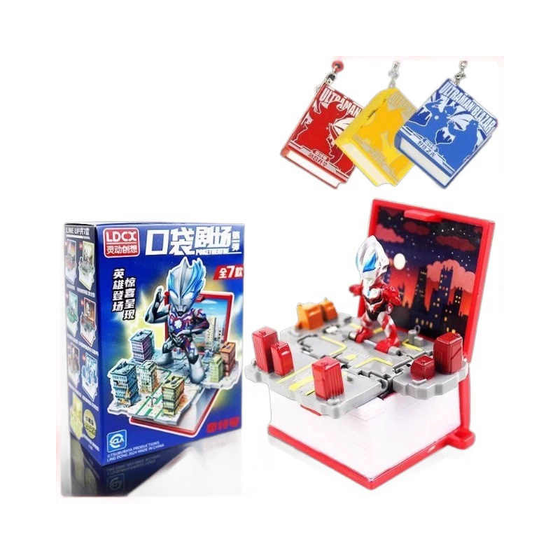 Ультра, подвижный подлинный Ultraman Tiga, игрушка, подвеска, брелок