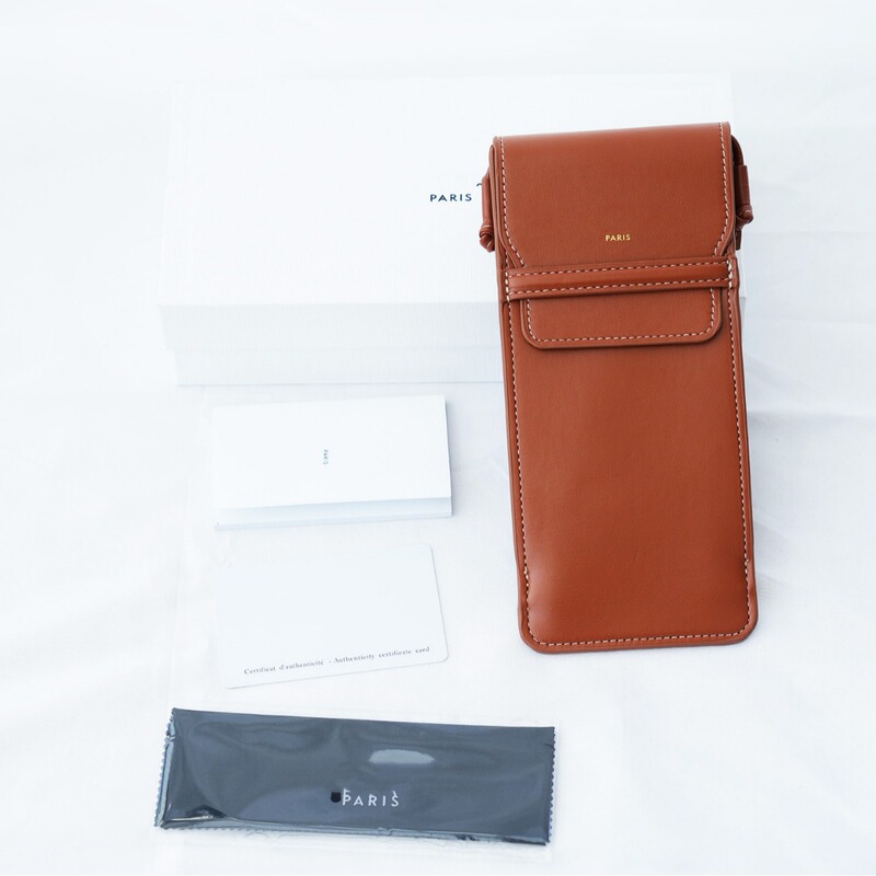 Sai CLI Portable cel Women's Leather Sunglasses Sun Storage Men's Suit High-end World PU Myopia World Glasses Box