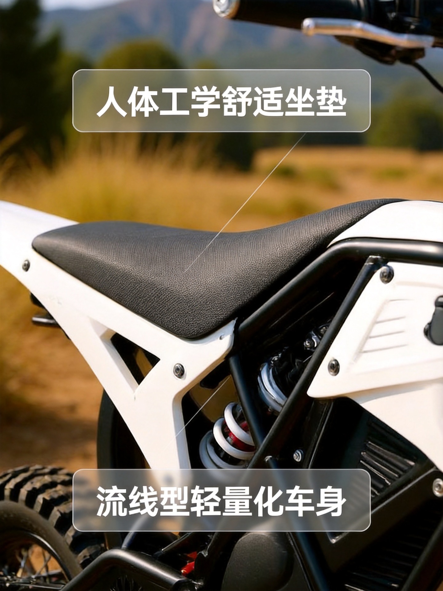 Off-road mountain electric motorcycle SS8.0EM5 48V lithium battery with a range of 60km, suitable for both men and women