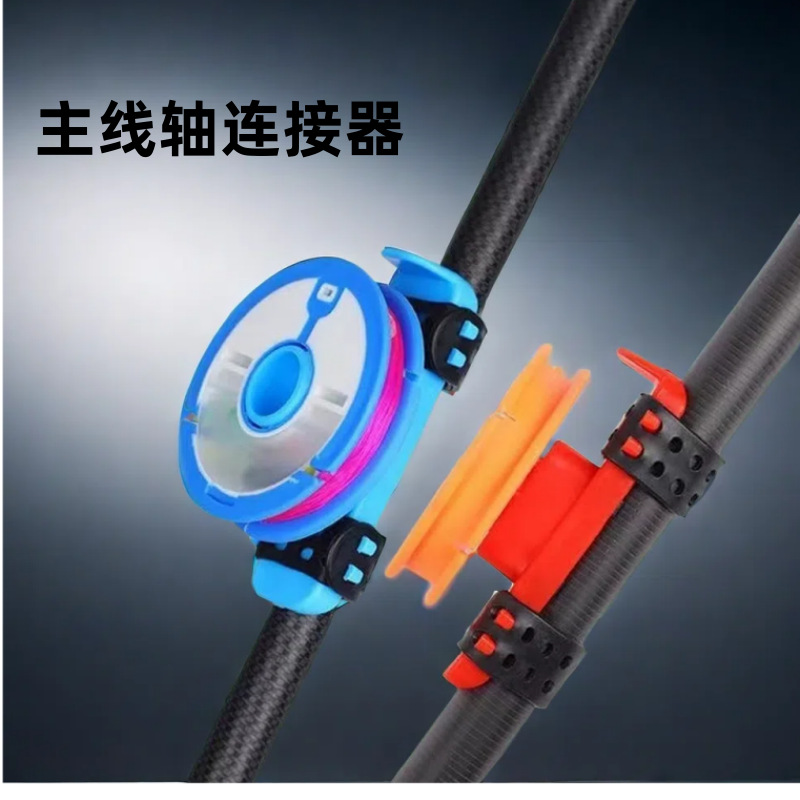 Fishing rod spool connector