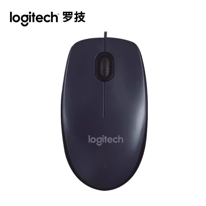 Logitech M90 Wired Optical Mouse for Home and Business Use, Suitable for Laptops, Wholesale Genuine USB