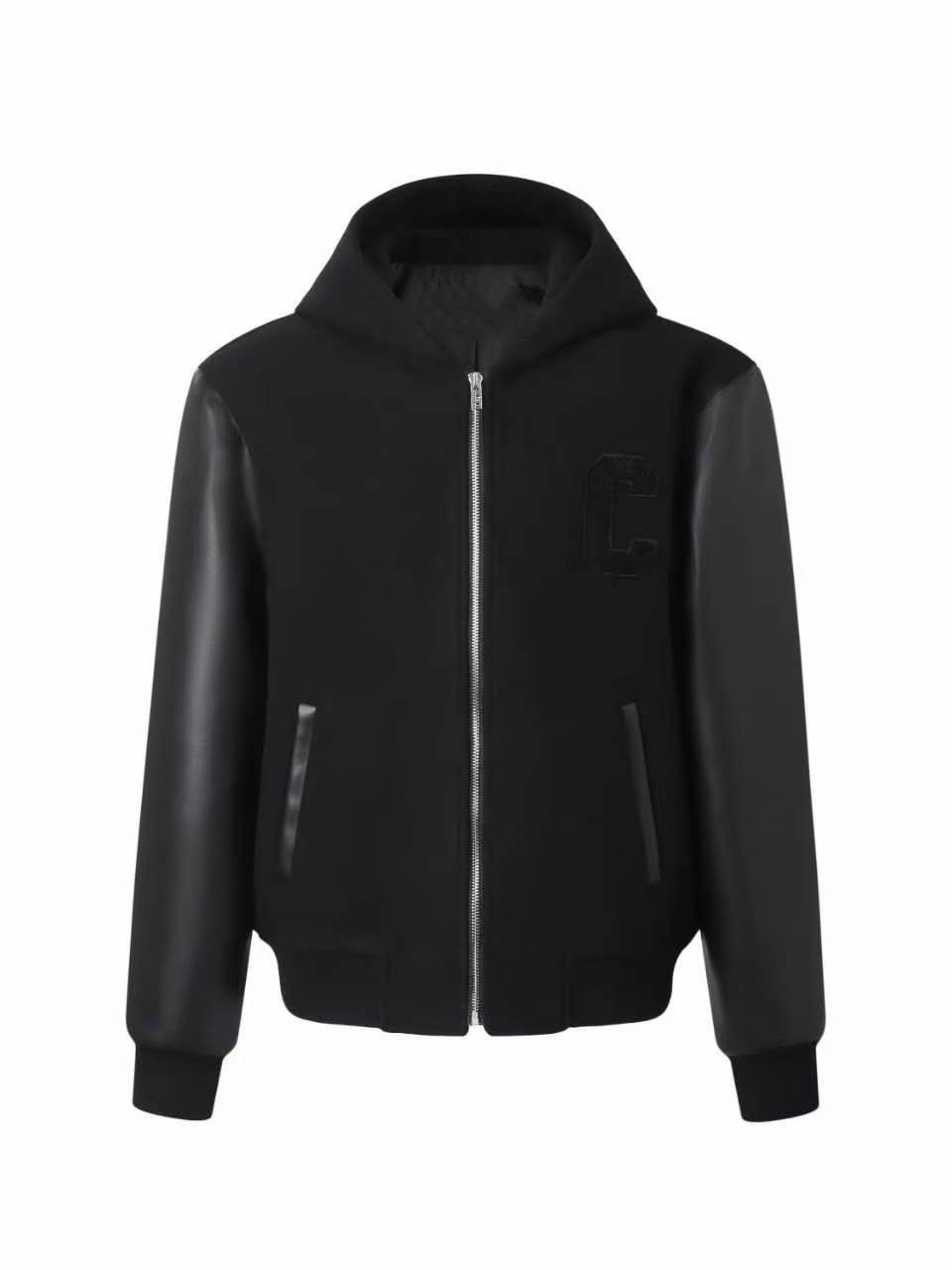 26 Years of New Spring and Autumn Casual Fashion Men's Hooded Jacket with Letter Logo on the Chest