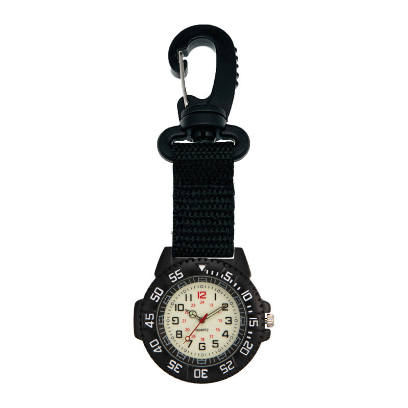 Orologio da tasca per esterni con cinturino in nylon, bussola da alpinismo, ideale per lavoro e studio, orologio da uomo._voghion.com