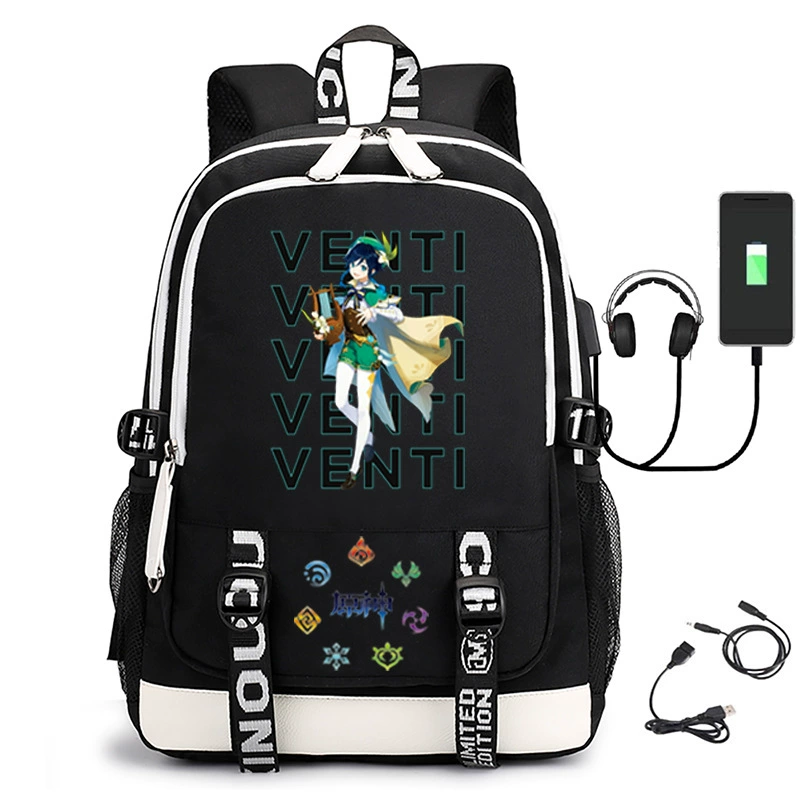 Genshin Impact, backpack, bag for traveling, Amazon