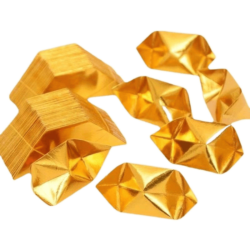 Sacrificial Supplies Semi-finished Gold Ghost Money Paper Ingot Spring Festival Qingming Sweeping Burning Seventh_voghion.com