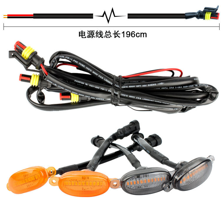 Car Grille Lights Off-Road Vehicle Pickup Sedan Front Face Modification Universal Daytime Running Lights Grille Led Small Yellow Light Universal
