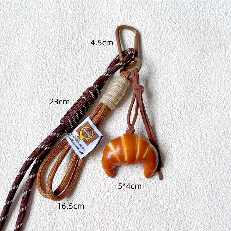 Llavero Colgante para Bolso con Diseño de Comida Realista de PVC