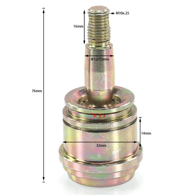 arm M10 ball head, Sükan sisteminin digər hissələri