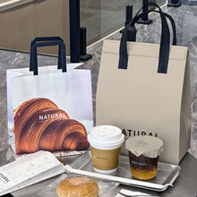 烘焙蛋糕面包包装袋外卖打包手提加厚一次性铝箔无纺布保温袋