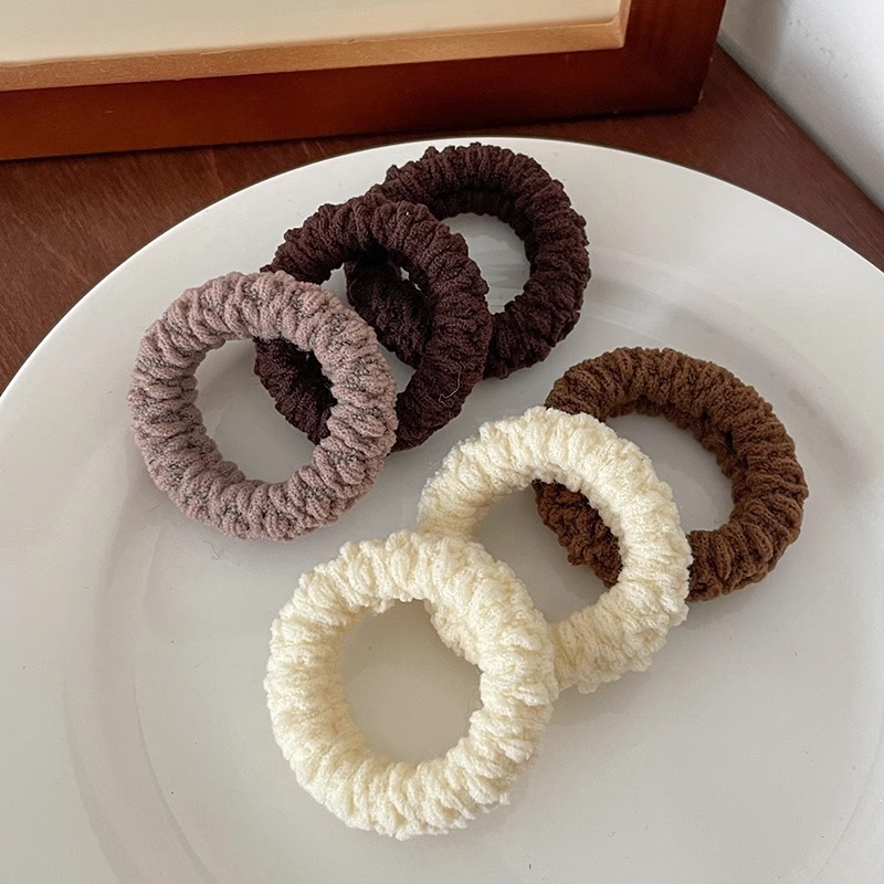 Cuerdas de cabello de cola de caballo de alta altura gruesa y gruesa de alta elástica 2025 nuevo cabello de alta calidad de banda de goma anillo de cabello para mujeres