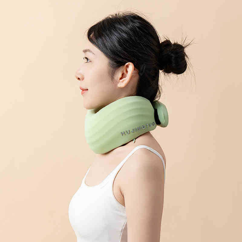 Procesamiento de almohadas en forma de U personalizadas, almohadas para el cuello de viaje, almohadas para el cuello de alta velocidad, almohadas para el cuello, almohadas para la columna cervical, almohadas portátiles de memoria de algodón en forma de U