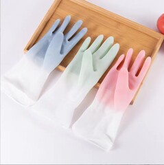 食器洗い用手袋 プラスチック製 家事用手袋 10元3双入り 屋台清掃用ゴムPVC手袋 メーカー