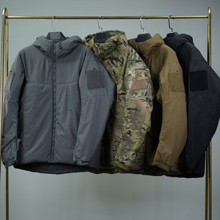 Military Bird Lightweight Cotton Jacket Bird Home Replacement Outdoor Casual Waterproof Windproof Hooded Warm Cotton Jacket with Velcro