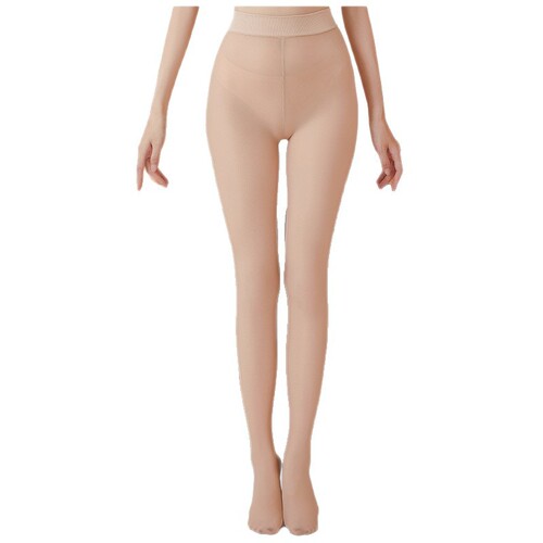 Mask-style tights, summer women's pantyhose, thin high-waisted belly-control, snag-resistant, durable, watermelon-crotch base layer tights, sheer leg stockings.