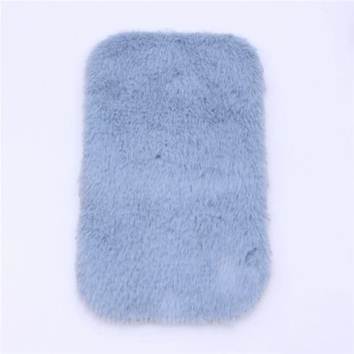 Bed Mat with High-End 3D: Ayaqaltılar (Kovriklər) - standard-blue-oval-1724cm