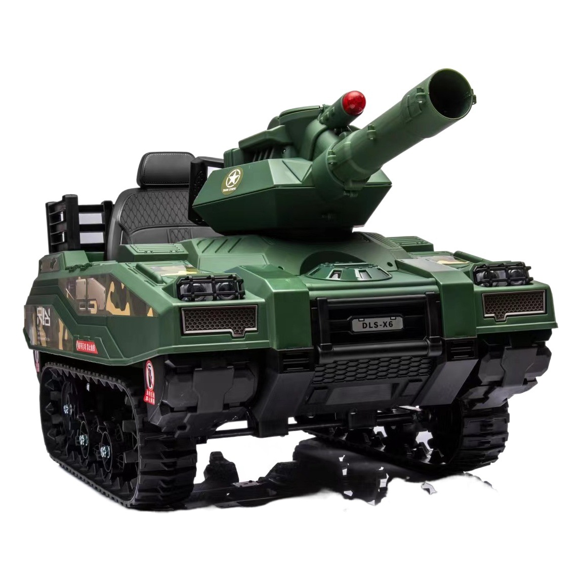 Nuevo tanque de los niños coche eléctrico sentado hombre Yue yebao pista de coche de juguete girar en lugar carga batalla competitiva