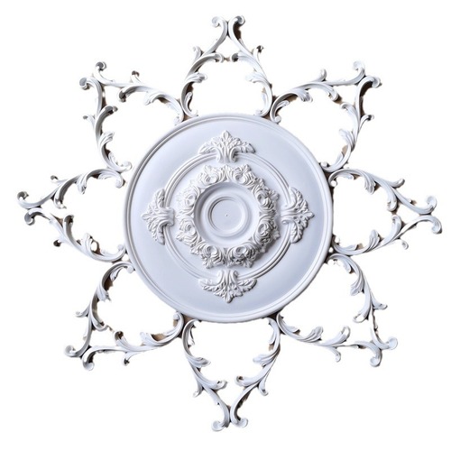 PU Light Panel, French-Style Ceiling Pendant Decorative Chandelier Base, Imitation Gypsum Lamp Holder Combo, Embossed Pattern Light Panel Manufacturer