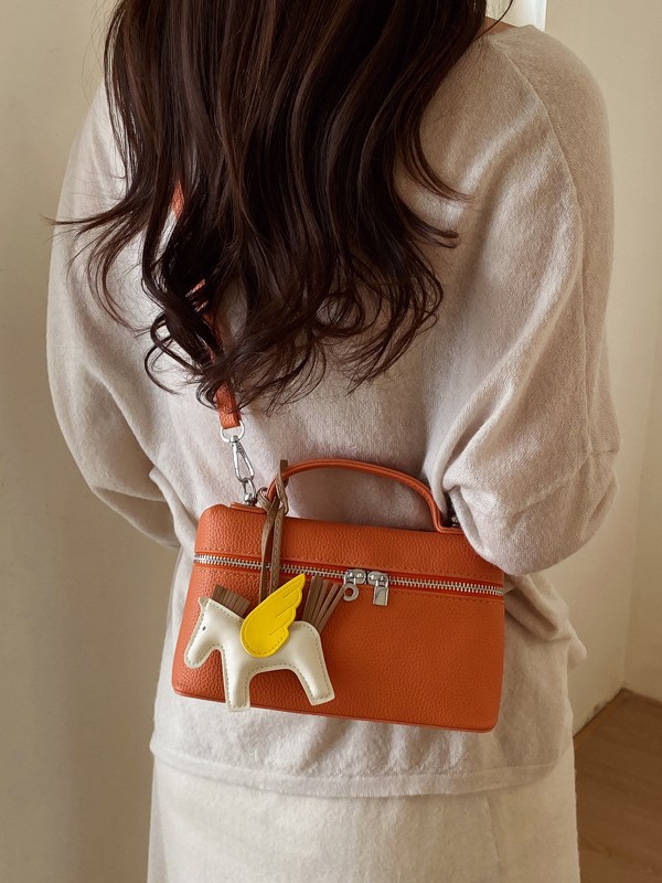 Bolso de mano de alta calidad coreano para mujeres 2026 nuevo nicho de bolso de caja de lujo ligero casual simple hombro bolso de mujer