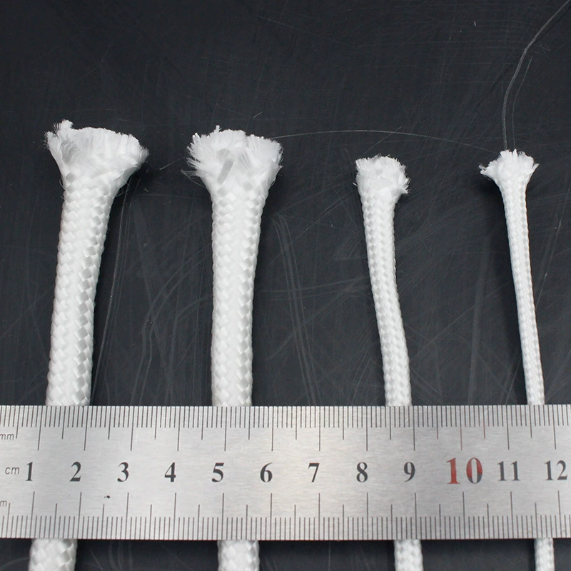 White high -strength nylon woven rope is not easy to wear abrasion -resistant pull -out cotton rope tent rope bundle rope tag rope