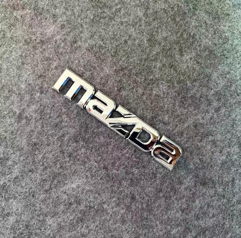 Suitable for Changan Mazda Car Logo Mazda3 6 Modified Black English Alphanumeric Rear Trunk Car Logo