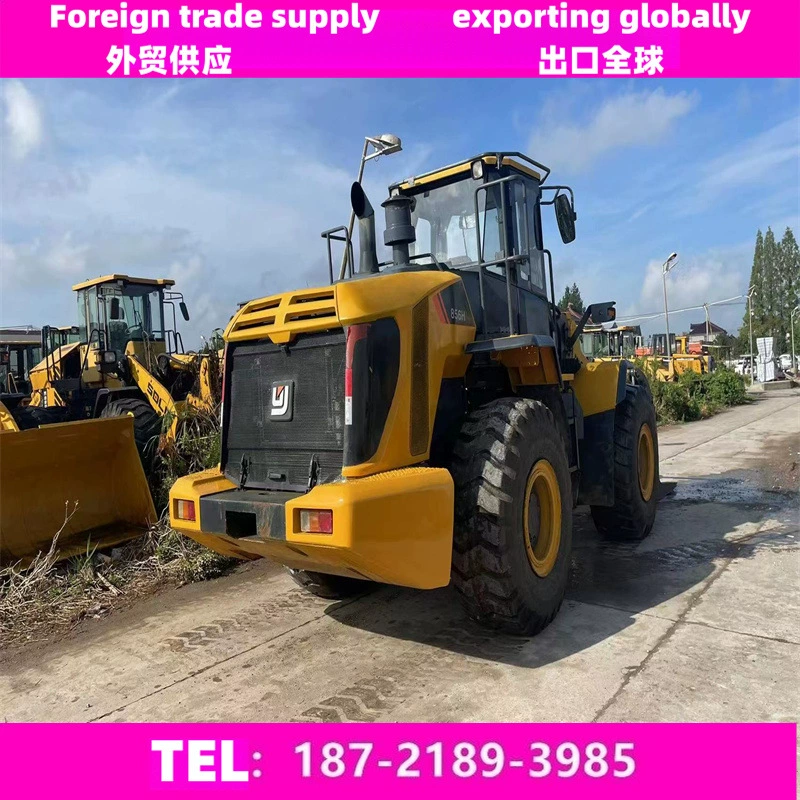 Liugong 856H пилотный погрузчик с электрическим распылением подержанные хорошие вещи, рентабельность намного выше, чем у обычных погрузчиков 50